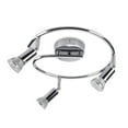 thumbnail image 4 of LED Ceiling Light Ceiling Spotlight 3 Bulb Rotatable Chrome light chrome ceiling Swivelling GU10, 4 of 7