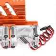 thumbnail image 4 of Radiateur de refroidissement de moteur à double ventilateur, dissipateur thermique de moteur à double ventilateur 40-42 mm pour voiture RC 1/8, orange, 4 of 4