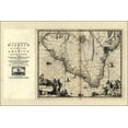 thumbnail image 1 of 24"x36" Gallery Poster, map of brazil 1671, 1 of 1