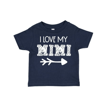 

Inktastic I Love My Mimi with Arrow Gift Toddler Boy or Toddler Girl T-Shirt