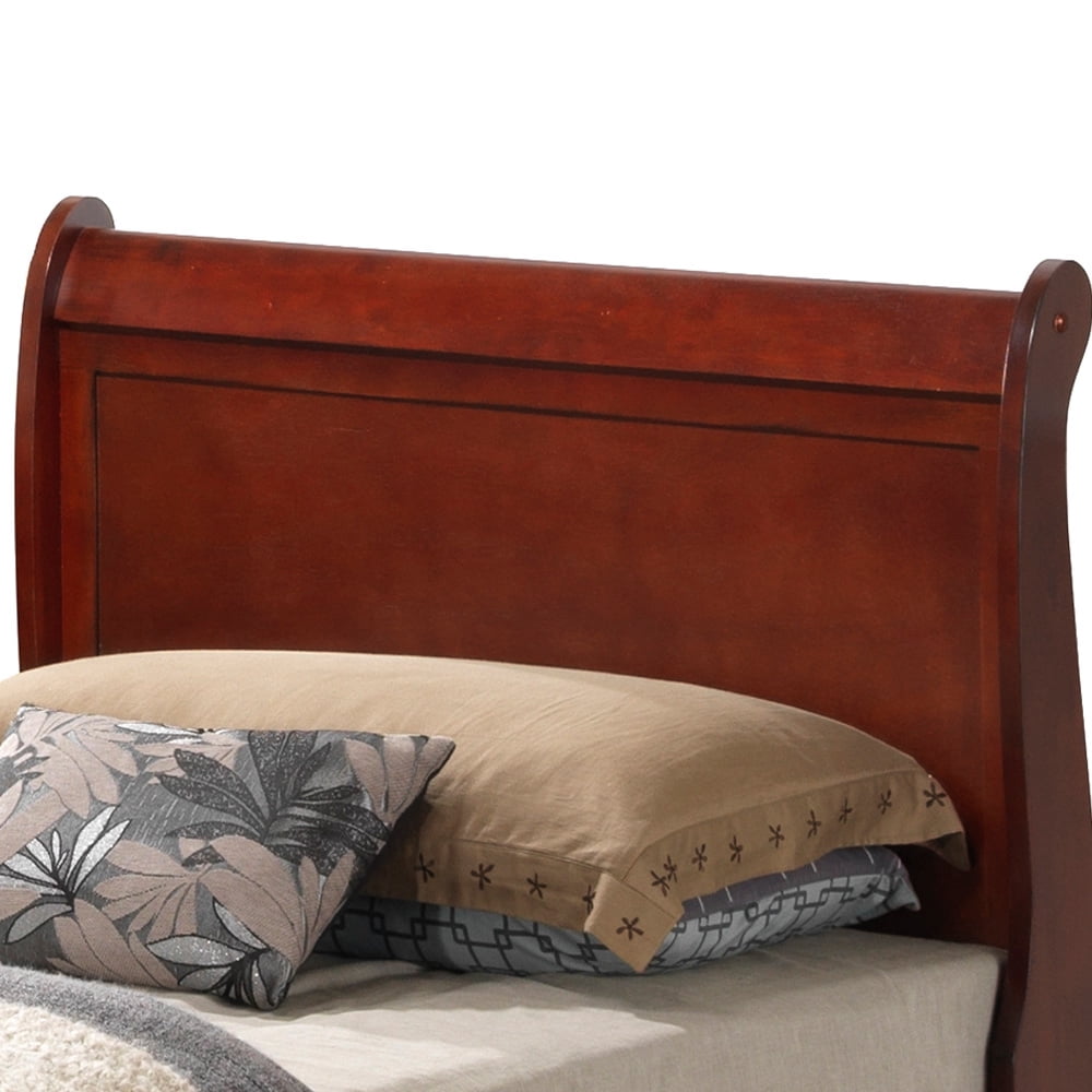 Glory Furniture Louis Phillipe Twin Bed in Cherry Color