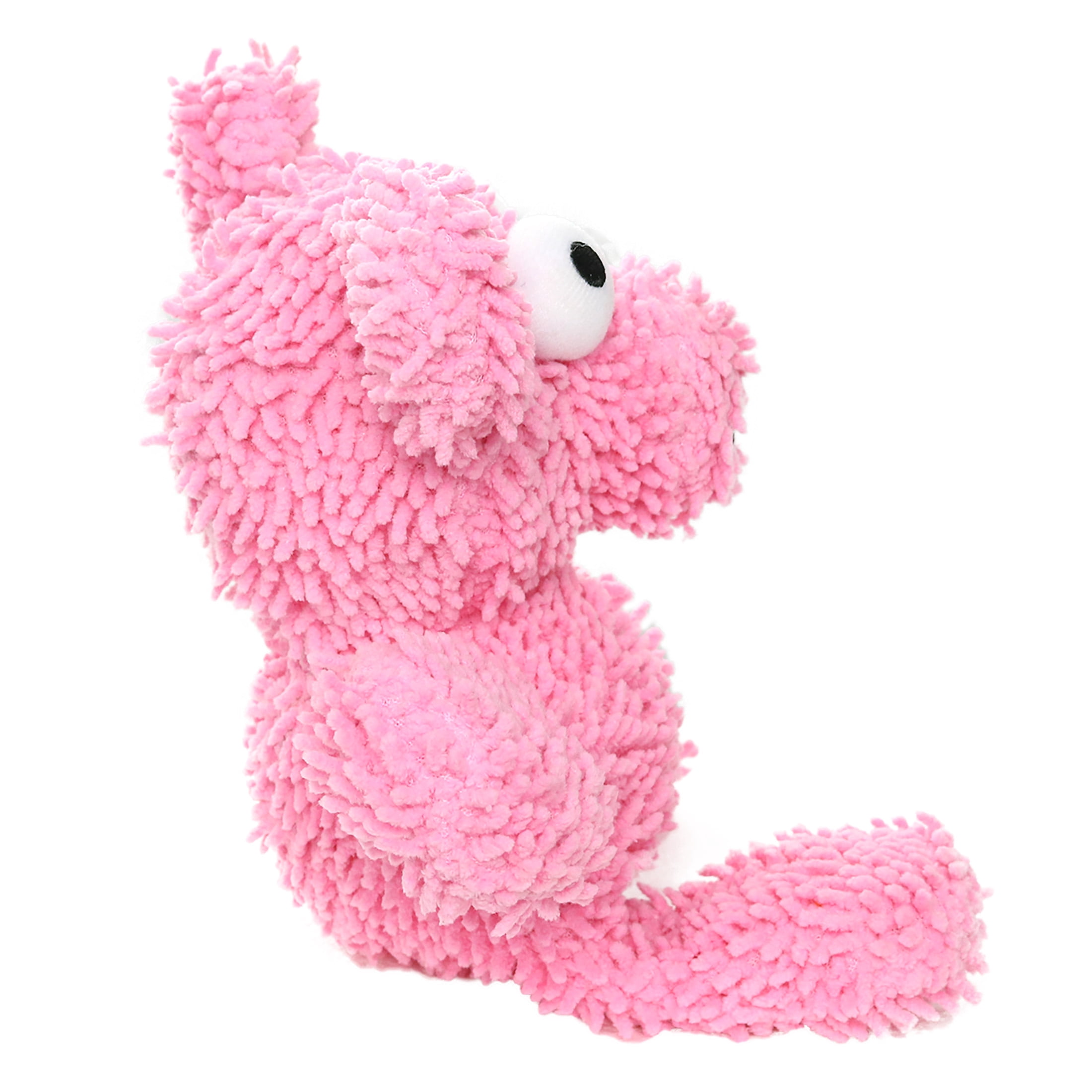 Mighty Microfiber Ball Med Pig Durable Plush Squeaky Dog Toy
