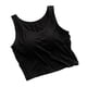 thumbnail image 2 of Xuyuer Ladies Fashion Sleeveless Round Neck Solid Color Modal Bottoming Vest Top with Chest Pads, Seamless Camisole for Everyday Comfort and Layering Essentials, 2 of 6