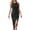 Black-07, variant on STETMN Women Sequin Party Dresses V-Neck Sphagetti Strap Dress Slit Bodycon Cocktail Party Dress
