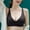 Black, variant on Laonim One Piece Latex Bra Sleep Sports Bra