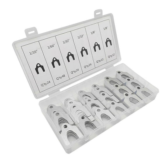 144pcs Alignment Shim Assortment Kits Multipurpose Slotted Shim Set