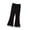 Black, variant on Plebaso Girls Flare Pants Elastic High Waist Wide Leg Trousers Kids Thin Stretch Casual Bell Bottoms