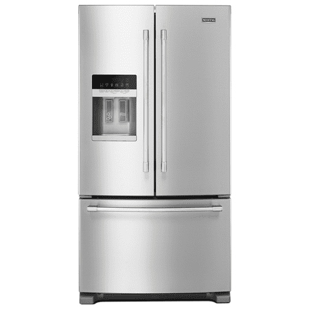 Maytag Mfi2570fez 36" Wide 25 Cu. Ft. French Door Refrigerator - Stainless Steel