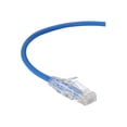 thumbnail image 3 of Black Box Slim-Net - Câble Patch - RJ-45 (m) à RJ-45 (m) - 10 Pieds - UTP - CAT 6a - Amorti, Moulé, Échappé - Bleu, 3 of 4