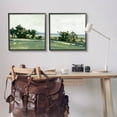 thumbnail image 2 of Countryside Grassland Nature Landscape Landscape Painting Black Framed Art Print Wall Art, Set of 2, 2 of 8