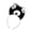 Black, variant on Lovely Bear Ears Hair Accessory Soft Stretchy Headband Soft Plush Headdress Hair Hoop For Costumes