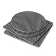 thumbnail image 2 of Hariumiu Silicone Trivet Mats for Hot Dishes Heat Resistant Pot Holder for Potholders Drying Jar Opener Spoon Holder Coaster Multipurpose Kitchen Placemats, 2 of 8