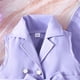 thumbnail image 5 of Odeerbi 3-9 Años Niñas Trajes de Verano Camisola de Algodón Tops Vestido Pantalones Blazer Chaqueta Sin Mangas Sombrero Conjunto de Cuatro Piezas, 5 of 9