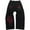 Z3 Red, variant on Y2K Beggy Jeans for Women Men Denim Pants Skull Embroidery Gothic Jeans Straight Wide Leg Trouser,Z3 Red,2XL