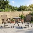 thumbnail image 2 of Outsunny Ensemble Bistro Pliant pour Patio avec Chaises Inclinables et Table Ronde, 2 of 10