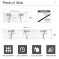thumbnail image 3 of Yayeee Faucet Mat for Kitchen Sink 14.7" Diatomite Long Splash Guard Pad, Colorful Flower, 2 Pack, 3 of 7