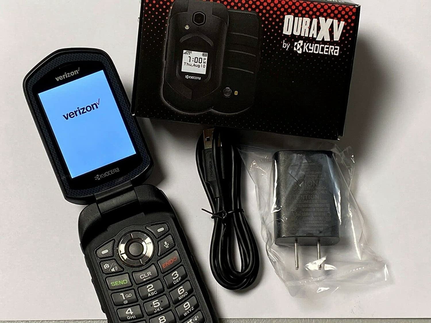 Restored Kyocera DuraXV LTE E4610 Verizon Wireless Rugged Waterproof Flip Phone (Refurbished)
