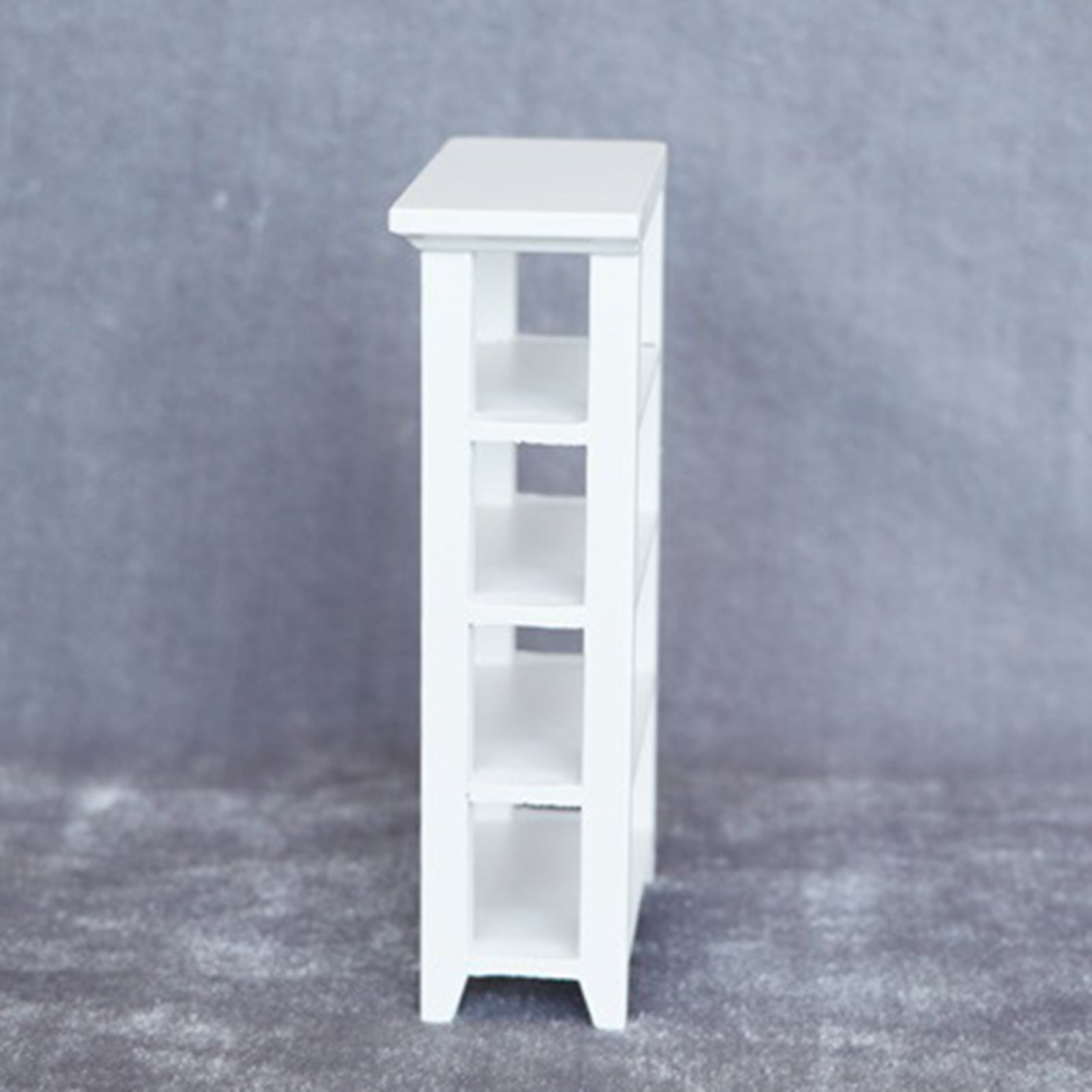 Archer 1/12 Dollhouse Mini Furniture Ornament Floor Shelf Storage Rack  Model DIY Toy