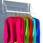 HOLDN’ STORAGE Over the Door Hooks - Door Rack Hangers for Clothes - Bathroom Over Door Hooks for Hanging Clothes & Towels - Over the Door Clothes Drying Rack.