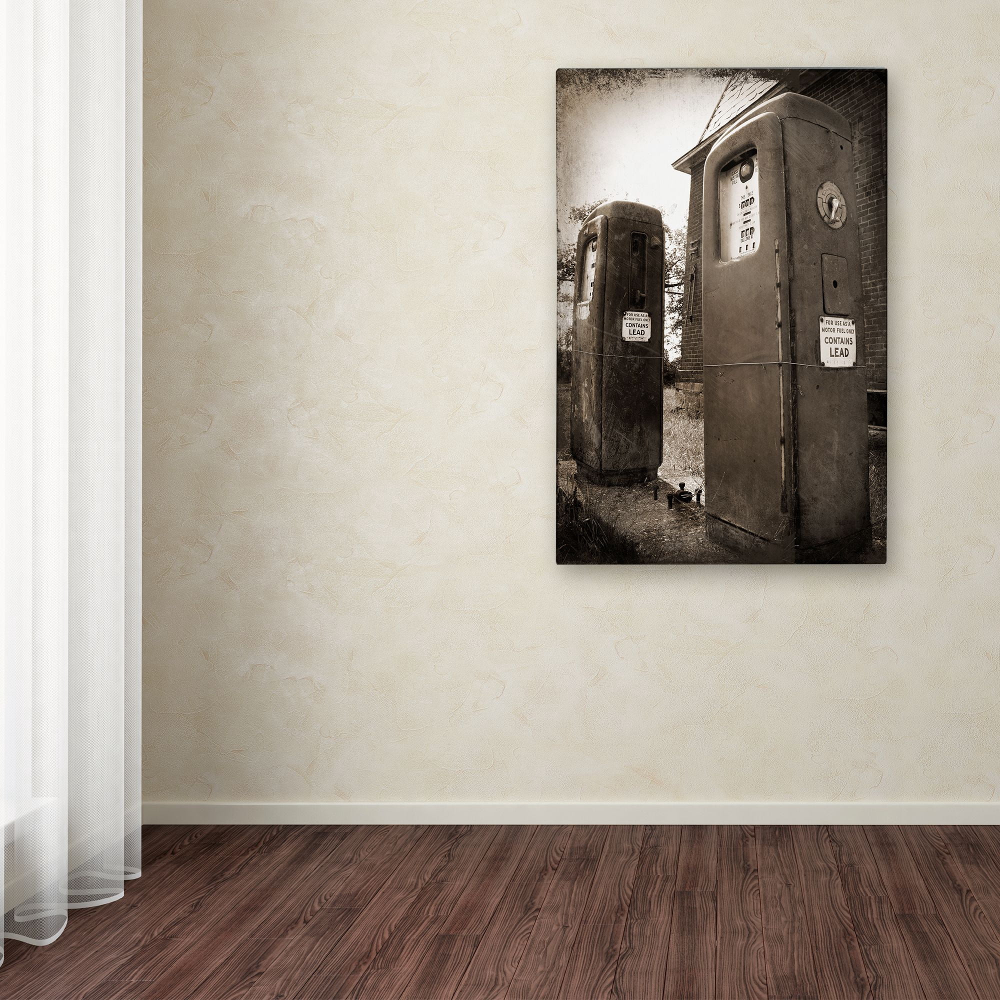 Trademark Fine Art 'Leaded' Canvas Art by Tina Lavoie