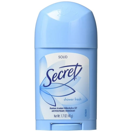 Secret Solid Antiperspirant Deodorant Shower Fresh 1.7 Oz (6-Pack)