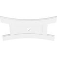 thumbnail image 2 of Ekena Millwork CMP36X24HN-02000 2 in. ID x 7.75 in. Rectangle Haven Architectural Grade PVC Contemporary Ceiling Medallion, 2 of 7