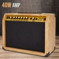 thumbnail image 5 of LyxPro Electric Guitar Amp - 40 Watt Guitar Amplifier with Aux, Headphone Jack & More, Natural, 5 of 5