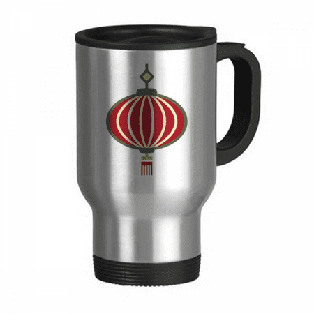 

china pattern travel mug flip lid stainless steel cup car tumbler thermos