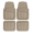 Tan, variant on Auto Drive 4PC PVC Floor Mats Toll Clear - Universal Fit