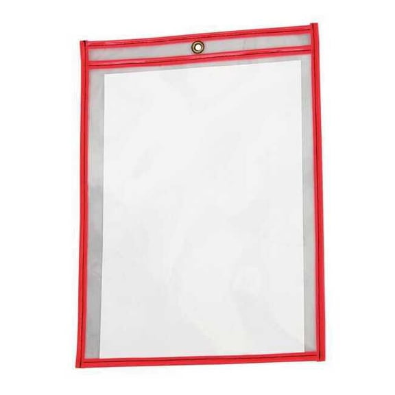 Manufacturer Varies Shop Ticket Holder,Neon Red,PK15 4YNR6