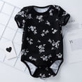 thumbnail image 3 of URMAGIC Newborn Infant Toddler Baby Girls 3 Pack Summer Romper Tops Bodysuits, 3 of 7