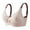 Beige, variant on Women Nursing Bra No Underwire Maternity Underwear Thin Open Button Bra Womens Strapless Bras 36