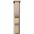 thumbnail image 2 of 5 1/2"W x 12"D x 28"H Ridgewood Smooth Corbel w/Backplate, Douglas Fir, 2 of 9