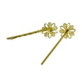 thumbnail image 4 of EHJRE 12 Piece Flower Filigree Hair Clips Hair Pins Headwear Findings Gold, 4 of 9