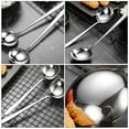 thumbnail image 5 of Stainless Steel Spoon Serving Wok Utensils Ladle Soup Spoons Kitchen Scoop Child, 5 of 6