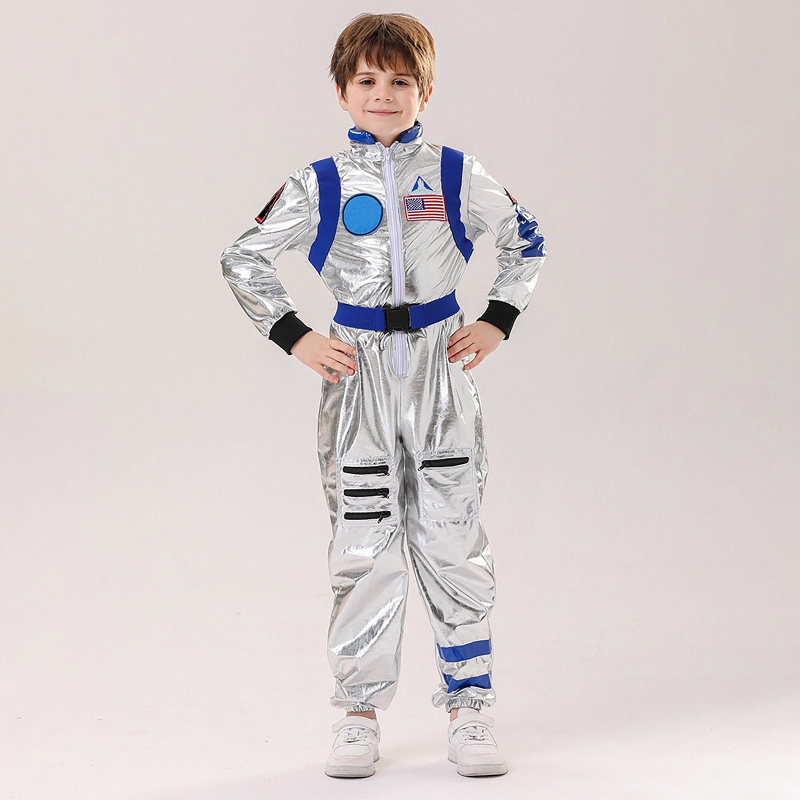 RMGVDSD Kids Astronaut Outfit for Boys Girls Space Jumpsuit Astronaut Carnival Onesie Performance Clothes Boys Jumpsuit Cute Infant Set