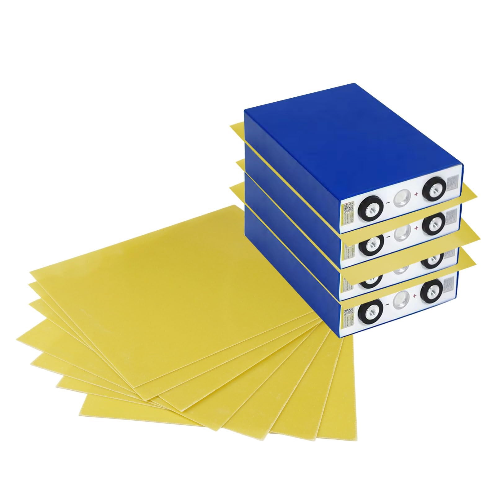 Industrial Epoxy Resin Fiberglass Sheets, Pack of 12pcs Electrical Insulation Epoxy Board for Packs
