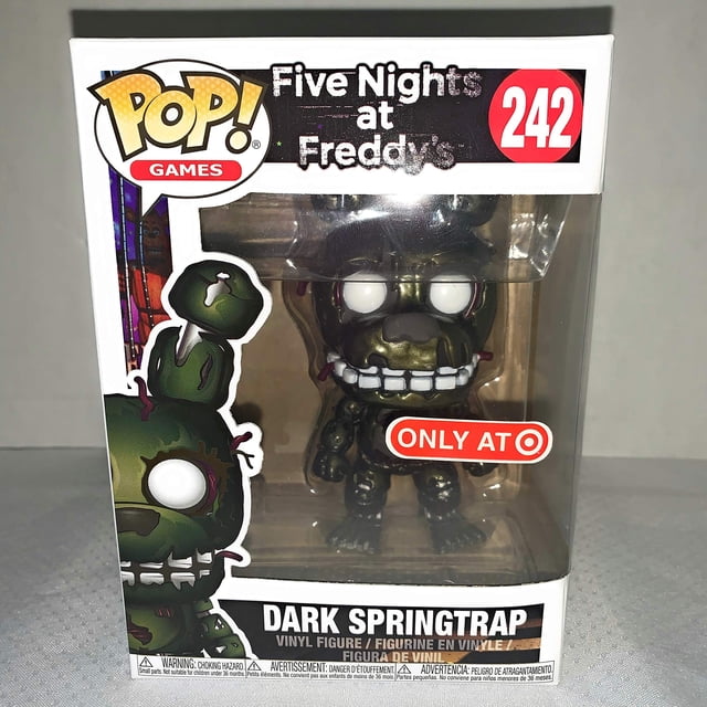 Funko POP! Five Nights at Freddys DARK SPRINGTRAP Exclusive #242 Funko -