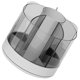 thumbnail image 1 of Pen Organizer Cup Rotatable Design Stationery Office Use Grey 14X14X14CM 1Set, 1 of 5