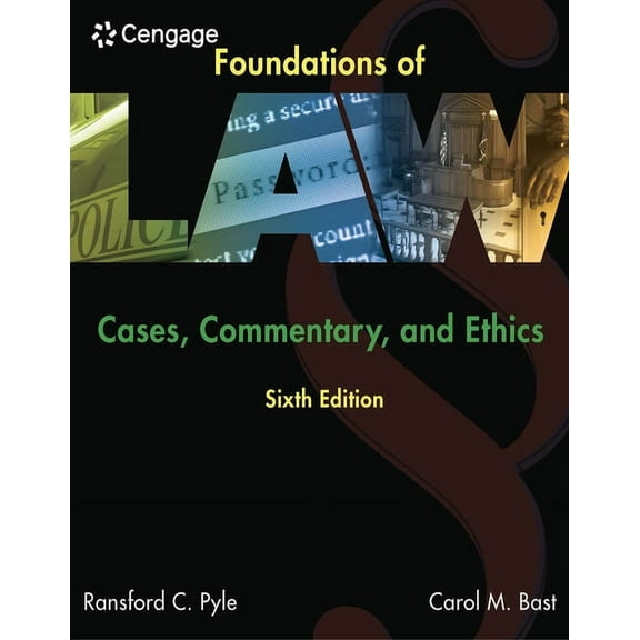 Mindtap Course List Foundations of Law: Cases, Commentary and Ethics, (Paperback)