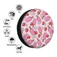 thumbnail image 4 of Goofa Strawberry Popsicle Pattern Universal Tire Cover for Jeep, SUV, Truck, and Trailer – Waterproof, UV-Resistant,Easy to Install, Fits 14"-17" Tires-14 inch, 4 of 6