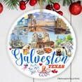 thumbnail image 4 of Galveston Cultural Ceramic Ornament, Texas Coastal Christmas Gift, 4 of 8