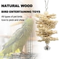 thumbnail image 4 of Toys Bird Toy Set Accesorios De Jaula Swing Color De Madera Conjunto De 7 Piezas Toyes Interactivos, 4 of 7