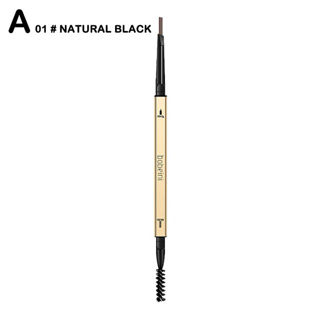 Crayon à Sourcils avec Brosse Double Tête Longue Durée Imperméable Sourcils V5X0