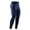 Navy, variant on Men's Dry Fit Compression Baselayer Pants Running Tights Leggings with High Waist and Side Phone Pocket Black L