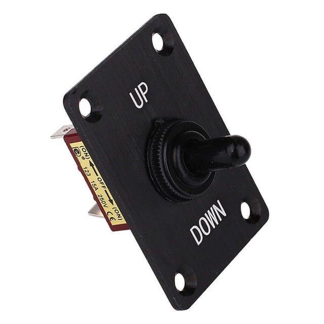 Panel de Interruptor de Momentáneo de Encendido / Apagado / Encendido / Apagado / Encendido de Marino, Pestañas de Ajuste de 12V 15A Yotijar Embellecedores para barcos