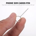 thumbnail image 2 of 100Pcs Phone Ejecting Cards Tray Removers Universal for Mobile Phone SIM Cards, 2 of 5