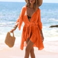 thumbnail image 5 of KIHOUT Women's Sheer Swimsuit Cover Up | Lace Cutout Waist Tie Kimono Beach Dress for Vacation & Casual Wear, 5 of 8