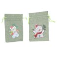 thumbnail image 3 of Bolsa de regalo de Navidad, bolsa de regalo de Navidad, bolsa de dulces de Navidad ligera, bolsa de regalo, decoración hecha para durar, 3 of 14