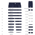 thumbnail image 3 of CPNG Boys Striped Dress Pants Straight Pants Elastic High Waist School Uniform Pants Classic Spring Autumn Uniform Pants(White,9-10 Years), 3 of 4